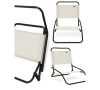 Chaise De Plage - Livoo - Pliable - Acier Thermolaqué - Polyester 600d - 1,9 Kg Multicolore