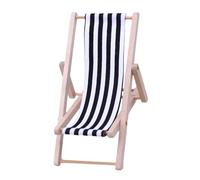 Chaise de plage miniature : fauteuil miniature, accessoire pour chaise de plage pliable, jouet pour chaise, modèle de fauteuil, décoration de plage, de bureau pour décoration de piscine