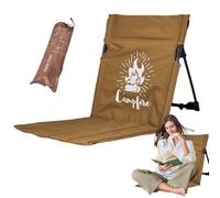 Chaise de plage pliante - fauteuil inclinable, coussins de chaise extérieure | Chaise de plancher de plage avec sac de rangement pratique, chaise pour activités de plein air, randonnée, camping, voyag