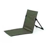Chaise de plage portable pliable - Chaise longue inclinable légère avec dossier réglable et cadre en métal et sac de transport - Indispensable pour le camping en plein air et la plage.