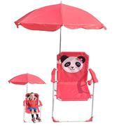 Chaise de Plage pour Enfants avec Parapluie, Pliable et détachable Portable Tissu Oxford Chaise de Plage pour Enfants avec canopée pour l'été extérieur, Style 2, randonnée en Camping