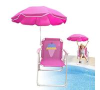Chaise de Plage pour - Siège Pliable, Design résistant au Vent, Structure légère et Portable | Protection Solaire Confortable, équipement de détente pour Pique-Nique et Voyage (pour pelouse, j