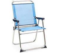 Chaise de Plage - Solenny - Marinera - Pliable - Tissu Textilène - Aluminium Léger