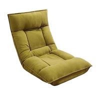 Chaise de plancher réglable à 5 positions en intérieur, chaise de canapé de jeu rembourré plié avec support arrière, lit de couchage rembourré, chaise de méditation, parfait pour le salon, chambre,