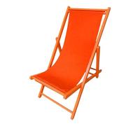 Chaise de Pont Chaise en Bois Chariot pour Jardin inclinable ajusté en Bord de mer Plage A 128 * 58cm