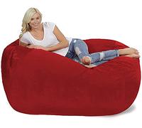 Chaise de pouf pour adultes, immense chaise de sac de haricot pour adultes de 7 pieds, couvercles de chaise de sac de haricot uniquement sans remplissage, canapé de sac de haricot lavable ultra doux,