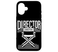 Chaise de réalisateur de cinéaste, Directeur, Design Regisseur Coque pour iPhone 16