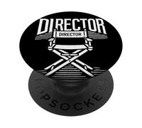 Chaise de réalisateur de cinéaste, Directeur, Design Regisseur PopSockets PopGrip Adhésif