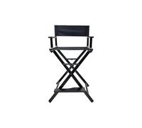 Chaise de Realisateur Pliante Chaise pliante d'extérieur en aluminium, tabouret de maquillage for studio photographie, siège réalisateur, chaises camping compactes et portables(Black Pillowless)