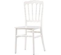 Chaise Veba Chaise de réception napoleon empilable incassable - matériel chr pro - blancpolypropylène avec fibre de verre et injection de gaz