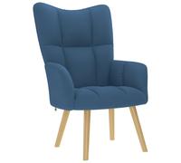 Chaise de relaxation avec repose-pied Crème Tissu chaise fauteuil relax vidaXL