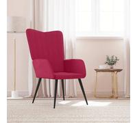 Chaise de Relaxation avec Repose-pied Vert Foncé Velours Fauteuil vidaXL