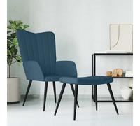 vidaXL Chaise de Relaxation avec Repose-pied Siège de Relaxation Chaise de Détente Fauteuil de Salon Salle de Séjour Salon 327698