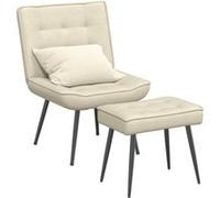 Chaise de relaxation noir 64x74x84 cm velours fauteuil vidaXL