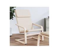 vidaXL Chaise de Relaxation, Fauteuil avec Coussin, Siège Rembourrée, Meuble de Salon Salle de Séjour Intérieur, Moderne, 351050