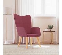 Chaise de Relaxation et Tabouret Gris Clair Tissu Fauteuil Repose-pied vidaXL