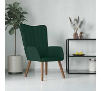 Chaise de Relaxation Fauteuil Siège Meuble Salle de Séjour Salon Velours vidaXL