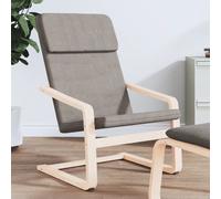 Chaise de Relaxation Fauteuil Siège Salle de Séjour Gris Foncé Tissu vidaXL