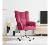 Chaise de Relaxation Gris Clair Velours Fauteuil Siège Détente Salon vidaXL