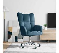 Chaise de Relaxation Gris Clair Velours Fauteuil Siège Détente Salon vidaXL