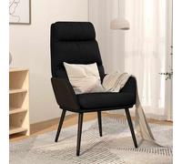 Chaise de Relaxation Gris Foncé Tissu Fauteuil Siège Salle de Séjour vidaXL