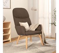 Chaise de Relaxation Gris Foncé Tissu Fauteuil Siège Salle de Séjour vidaXL