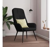 Chaise de Relaxation Gris Foncé Velours Fauteuil Siège Salle de Séjour vidaXL
