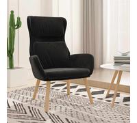 Chaise de Relaxation Gris Foncé Velours Siège Salle de Séjour Fauteuil vidaXL