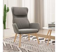 Chaise de Relaxation Gris Foncé Velours Siège Salle de Séjour Fauteuil vidaXL