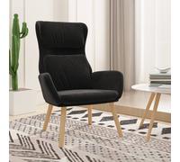 Chaise de Relaxation Gris Foncé Velours Siège Salle de Séjour Fauteuil vidaXL