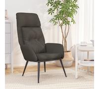 Chaise de Relaxation Marron Similicuir Daim Fauteuil Salle de Séjour vidaXL