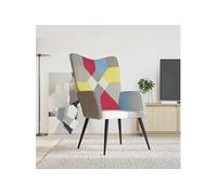 Chaise de relaxation Patchwork Tissu