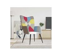 Chaise de relaxation Patchwork Tissu