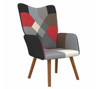 Chaise de Relaxation Patchwork Tissu Fauteuil Salle de Séjour Intérieur vidaXL