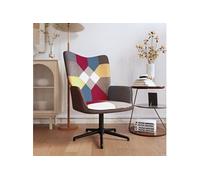 Chaise de Relaxation Siège de Relaxation Chaise de Détente Fauteuil de Salon Salle de Séjour Siège de Salon Maison Patchwork Tissu