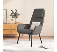 Chaise de Relaxation Tissu Gris Clair Siège Salle de Séjour Fauteuil vidaXL