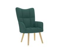 vidaXL Chaise de relaxation 4016772 – Tissu vert foncé