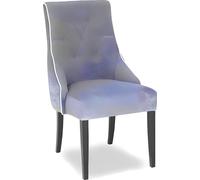 Chaise de restaurant industrielle 2x Chaises design Assise rembourrée Chesterfield Set