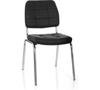 Chaise de réunion/ chaise visiteur / chaise PICENO V PU noir