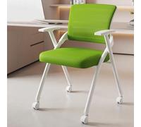 Chaise de réunion pliable avec bras de tablette for bloc-notes robuste, chaise de bureau empilable à siège rembourré, commerciale for salle de formation en salle de e centre de conférence