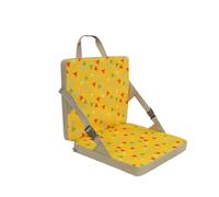Chaise De Sac à Dos Coussin de siège de stade for enfants et adultes, coussin de siège de stade doux et coloré for extérieur, coussin de siège de gradin for événements sportifs et pique-niques(Yellow)