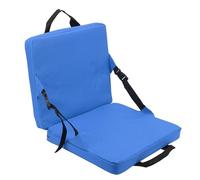 Chaise De Sac à Dos Coussin Pliable d'extérieur, Chaise Pliable d'extérieur avec Dossier en éponge Douce, for Stade et Plage(Blue)