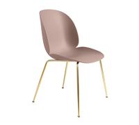 Chaise de salle à mange structure laiton Beetle WxHxD 56x87x58cm/with plastic gliders