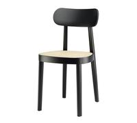 Chaise de Salle à Manger 118 en Bois de Hêtre Teinté Noir