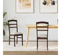 Lot de 2 chaise de bureau GENERIQUE interieur non empilable non pliable en bois massif H. 93.5 cm