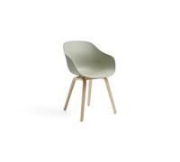 Chaise de salle à manger AAC222 Chêne/Vert pastel