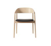 Chaise de Salle à Manger AC2 d'Andersen Furniture, Chêne Pigmenté Blanc/ Noir