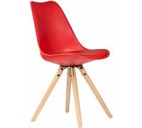Chaise de salle à manger Alexandra House Living rouge 48 x 83 x 54 cm
