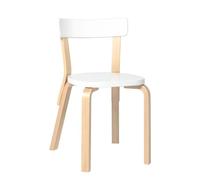 Chaise de Salle à Manger Artek 69 Blanc/ Bouleau