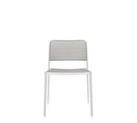 Chaise de Salle à Manger AUDREY Blanc/ Gris Clair